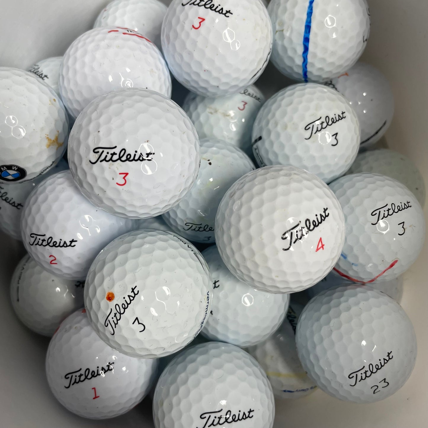 Golfbälle Lakebälle Weiß von Titleist